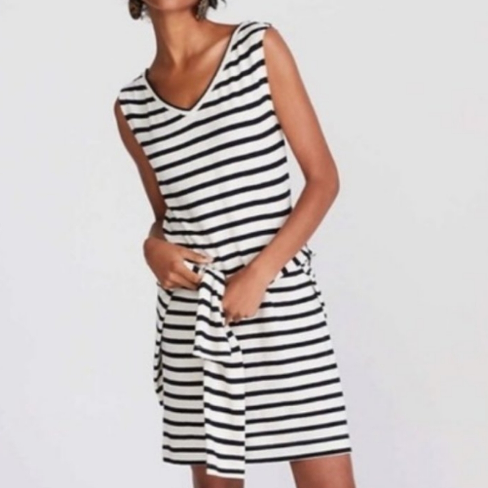 Lou & Grey striped knit dress size XS